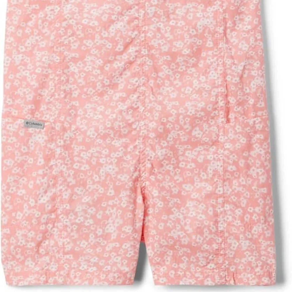 Columbia Girls Salmon Rose Funflower Washed Out Playsuit/NWT/S